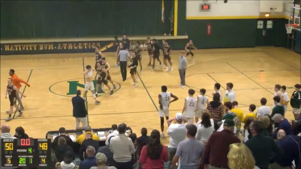 Bethlehem Catholic HS vs Nativity BVM in PA Buzzer beater! YouTube