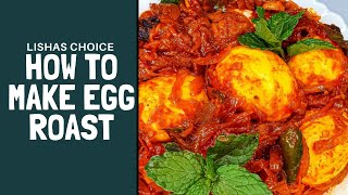 How to make Kerala style Egg roast with honey at home / Mutta roast recipe / Simple and easy recipe.