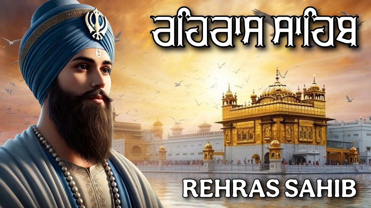 ਸ਼ਾਮ ਵੇਲੇ ਦਾ ਸੁੰਦਰ ਪਾਠ ਰਹਿਰਾਸ ਸਾਹਿਬ ਬੜੀ ਹੀ ਮਿੱਠੀ ਅਵਾਜ ਵਿੱਚ Rehras Sahib Full Path #rehrassahib