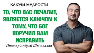 КЛЮЧИ МУДРОСТИ «То что вас печалит, это ключ к тому, что Бог поручил вам исправить» Андрей Шаповалов