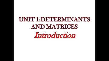 Unit 1: Matrix introduction in Tamil/ Engineering mathematics in tamil