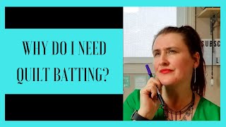 Why You Need Quilt Batting in a quilt : Beginner Quilting Tutorial with Faodail Creation
