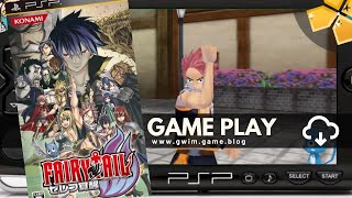 Fairy Tail Zelef Kakusei For PSP/PPSSPP GAMEPLAY