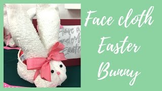Face Cloth Easter Bunny