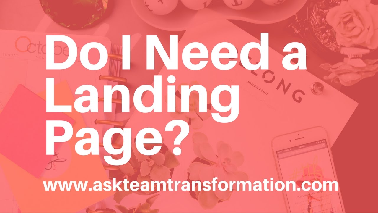 Do I Need A Landing Page YouTube
