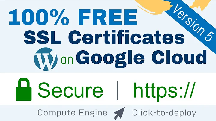 Setup Free SSL Certificates for WordPress on Google Cloud (Click-to-Deploy)