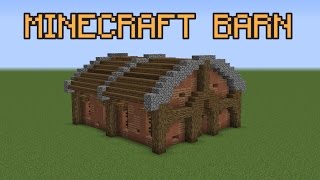 Minecraft Barn Tutorial! Instead of your typical minecraft house today i