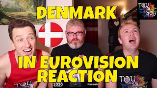 DENMARK IN EUROVISION - REACTION - ALL SONGS 1957-2020