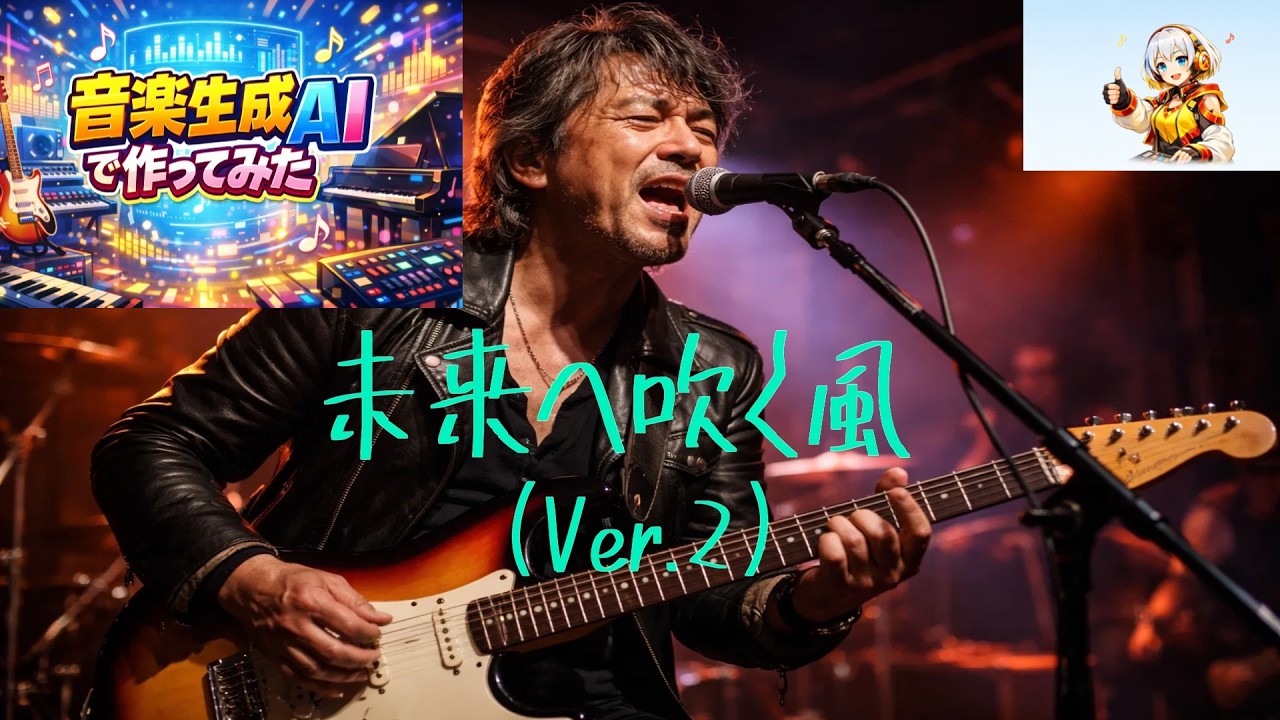 未来へ吹く風 (Ver.2)【音楽生成AIで作ってみた】#BluesRock #AImusic