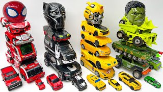 Full Transformers Robot Tobot Car Park: Last Knight BUMBLEBEE BLACKPANTHER Rise of Beasts Stopmotion