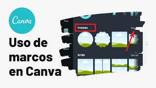 Using frames in Canva screenshot 4