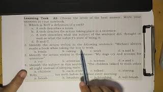 English 5 | Learning Task 22 Profile