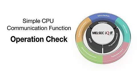 (6) Operation check ＜MELSEC iQ-F [Simple CPU communication function] 6/6＞ (English version)