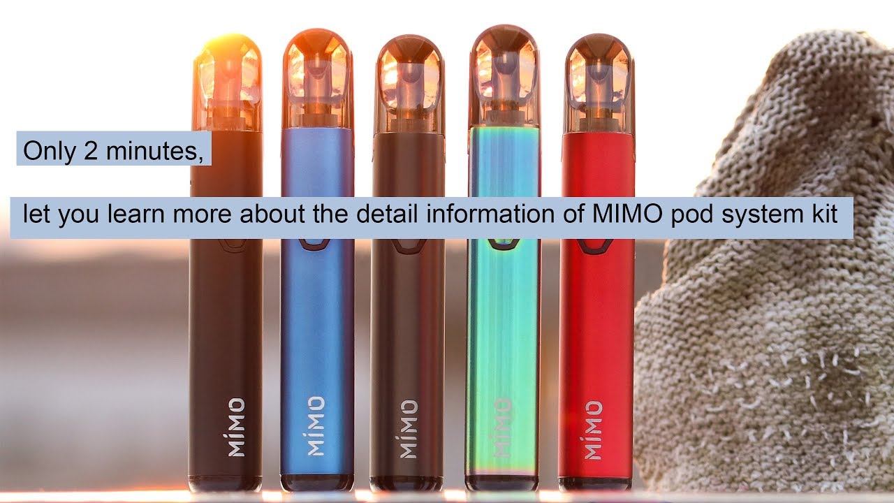 G Taste Mimo Pod Kit Detailed Introduction Youtube