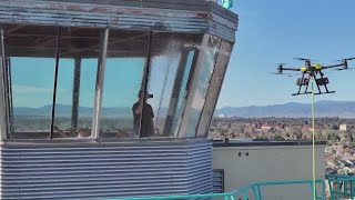 Window-washing drone takes to the Denver skies screenshot 5