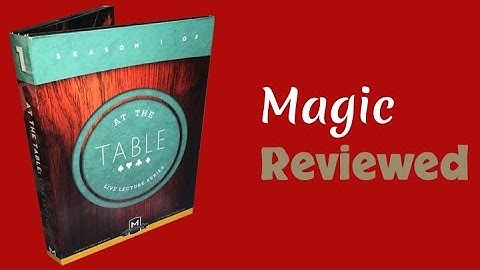 At The Table Live Lecture - Season 1 Review