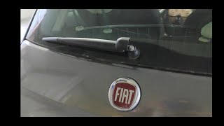 Smontaggio / sostituzione tergicristallo posteriore fiat 500 