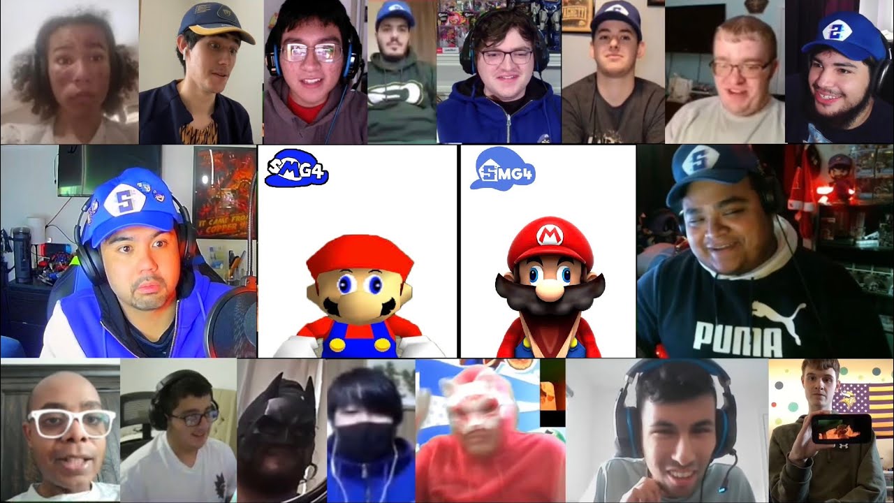 SMG4: Моё первое видео, которое без необходимости ремастерингов, реакция на мэшап