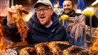 EatingWithTod visited our Market and tried the biggest Tiger prawns !!!!