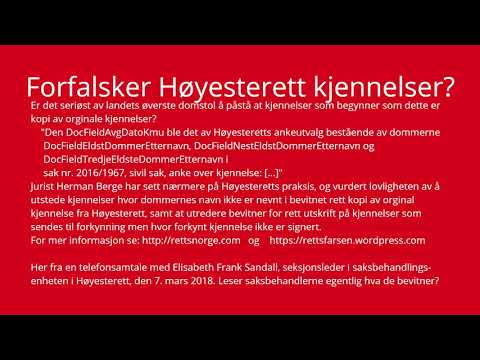 Video: Hvordan Gå Til Høyesterett