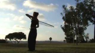 Sunset Hoopdance
