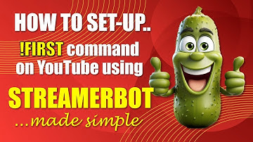 How to: Setup !first command on Youtube using Streamerbot