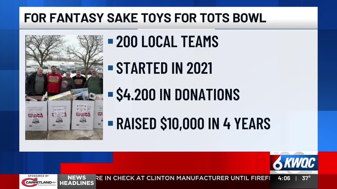 Fantasy Football fans benefit Toys for Tots