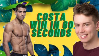 Why Paulo Costa WILL Beat Israel Adesanya in 60 Seconds!