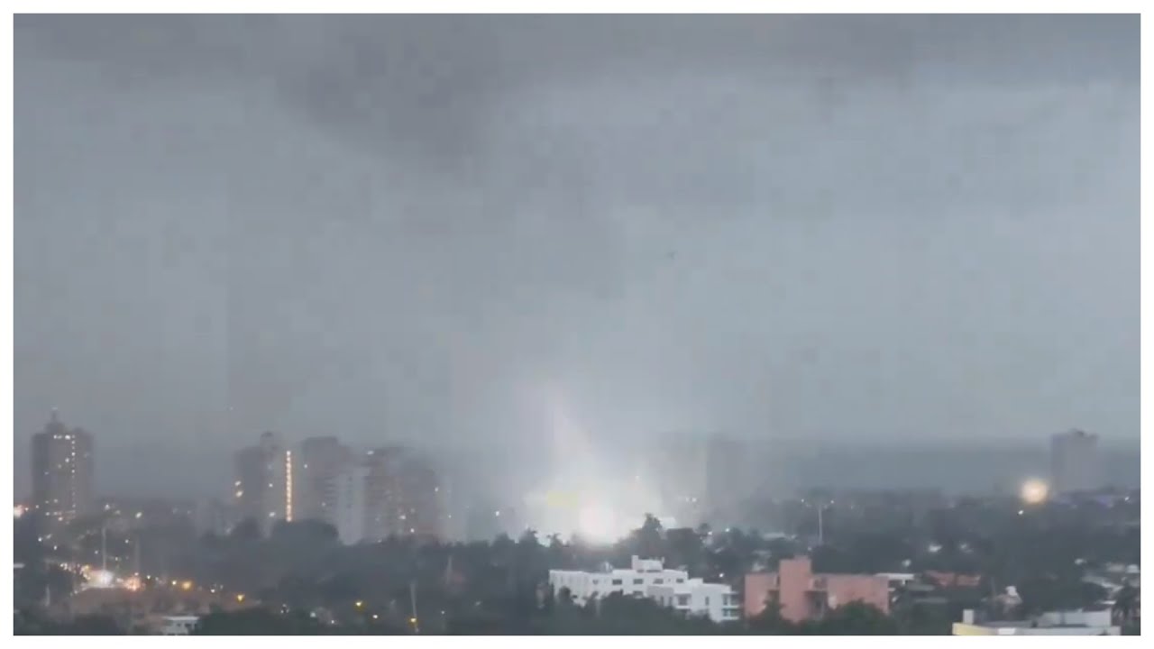 Video capta el momento en que un tornado impacta Fort Lauderdale ...