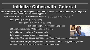 Online Graphics Course OpenGL 2: Basic Geometry Setup (OpenGL 3+)