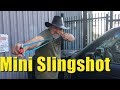 Toparchery Slingshot - Ron Tries Out a New Mini Slingshot