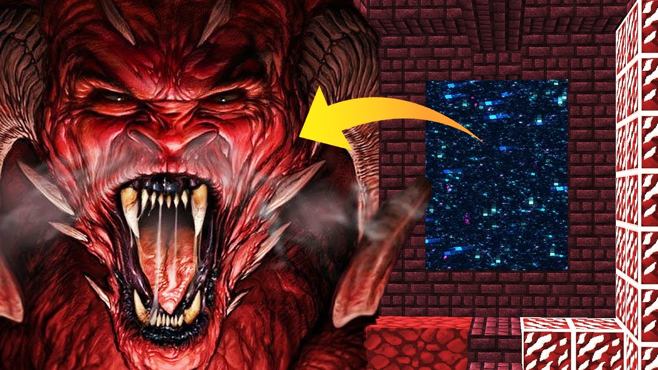 INVOCAMOS AL DIABLO 👹 PORTAL DEL INFIERNO MINECRAFT (INFIERNO REAL) DIMENS...