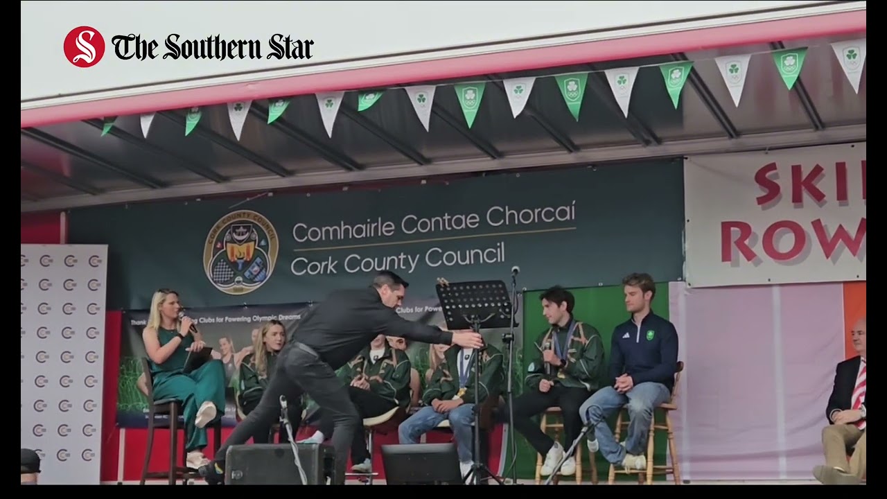 Jacqui Hurley speaks to the Skibbereen rowers about their time at the Paris Olympic games