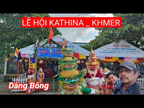 Video Lễ Hội KATHINA | Dâng Bông Khmer Trà Vinh - phuc84 vlog - youtube