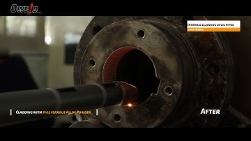 Laser cladding machine——Internal cladding of oil pipes
