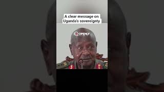 A clear message on Uganda’s sovereignty 🇺🇬👀 #Uganda #Museveni #Sovereignty