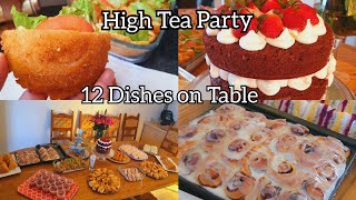High Tea Party at home 12 variety meal bread Bocked Recipe/Myfa Recipe /tamil recipe/tea party idea