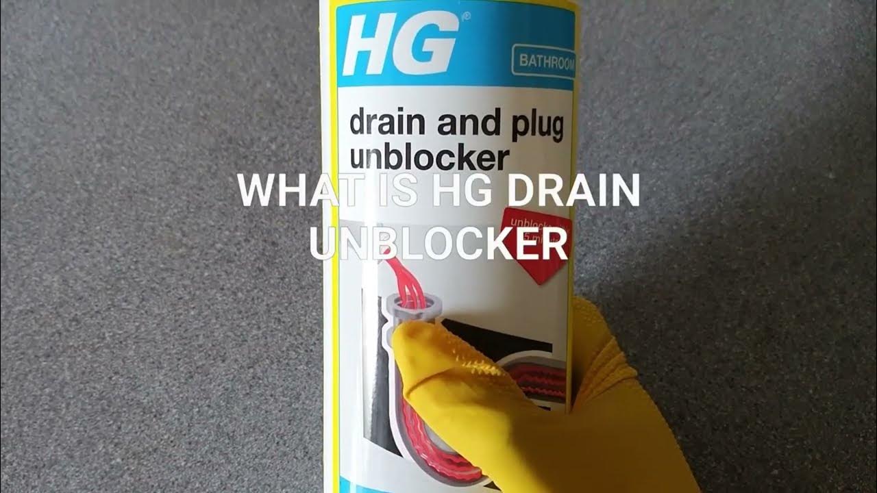HG DRAIN and PLUG UNBLOCKER USES. HOW TO USE HG DRAIN UNBLOCKER HG 