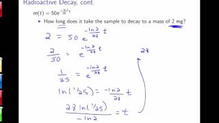 Section 3.8: Exponential Growth and Decay
