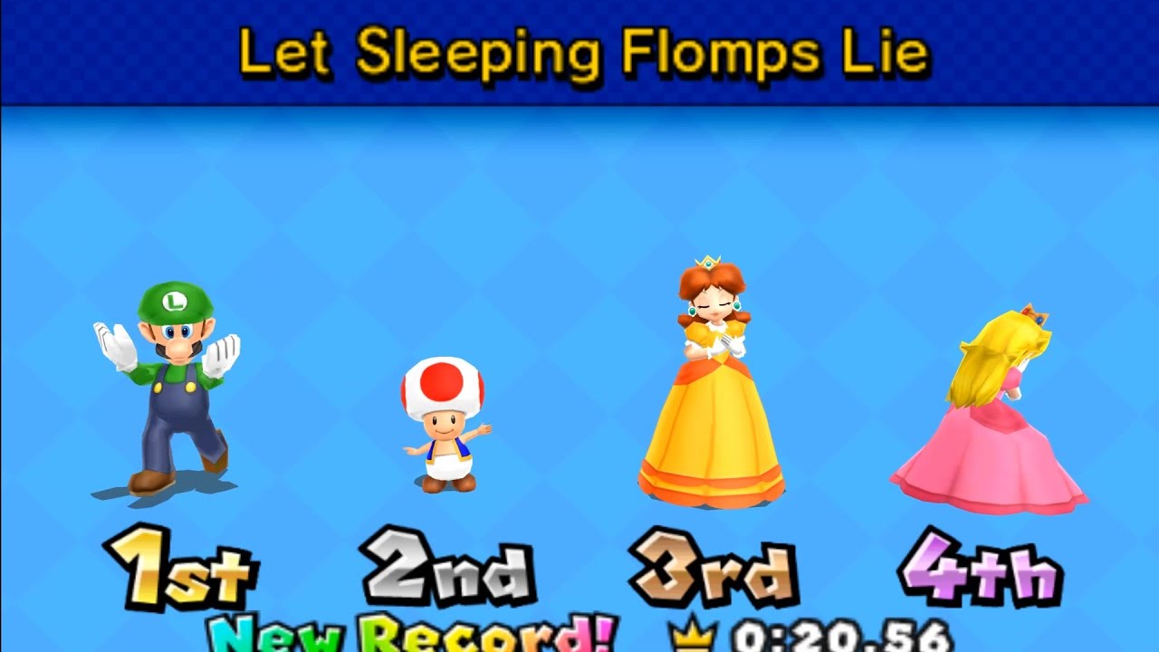 Mario Party Island Tour Minigames Minigames Luigi vs Peach vs Daisy vs Toad  (Master CPU)