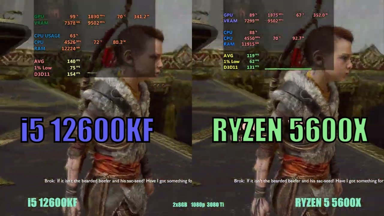 i5 12600 kf vs Ryzen 5 5600x in 2023 - YouTube