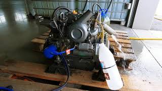 Yanmar 3GM30 run test after full overhaul #2