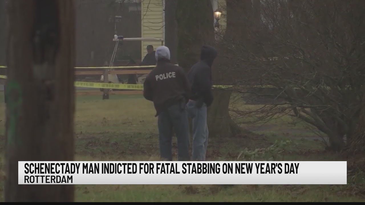 Schenectady man indicted for fatal stabbing - YouTube