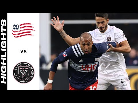 New England Inter Miami Goals And Highlights