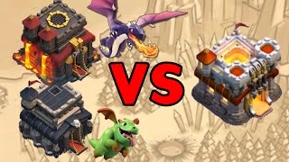 TH9 & TH10 Air Attack Strategies vs TH11 Bases (Ring & Anti 3) Clash Of Clans