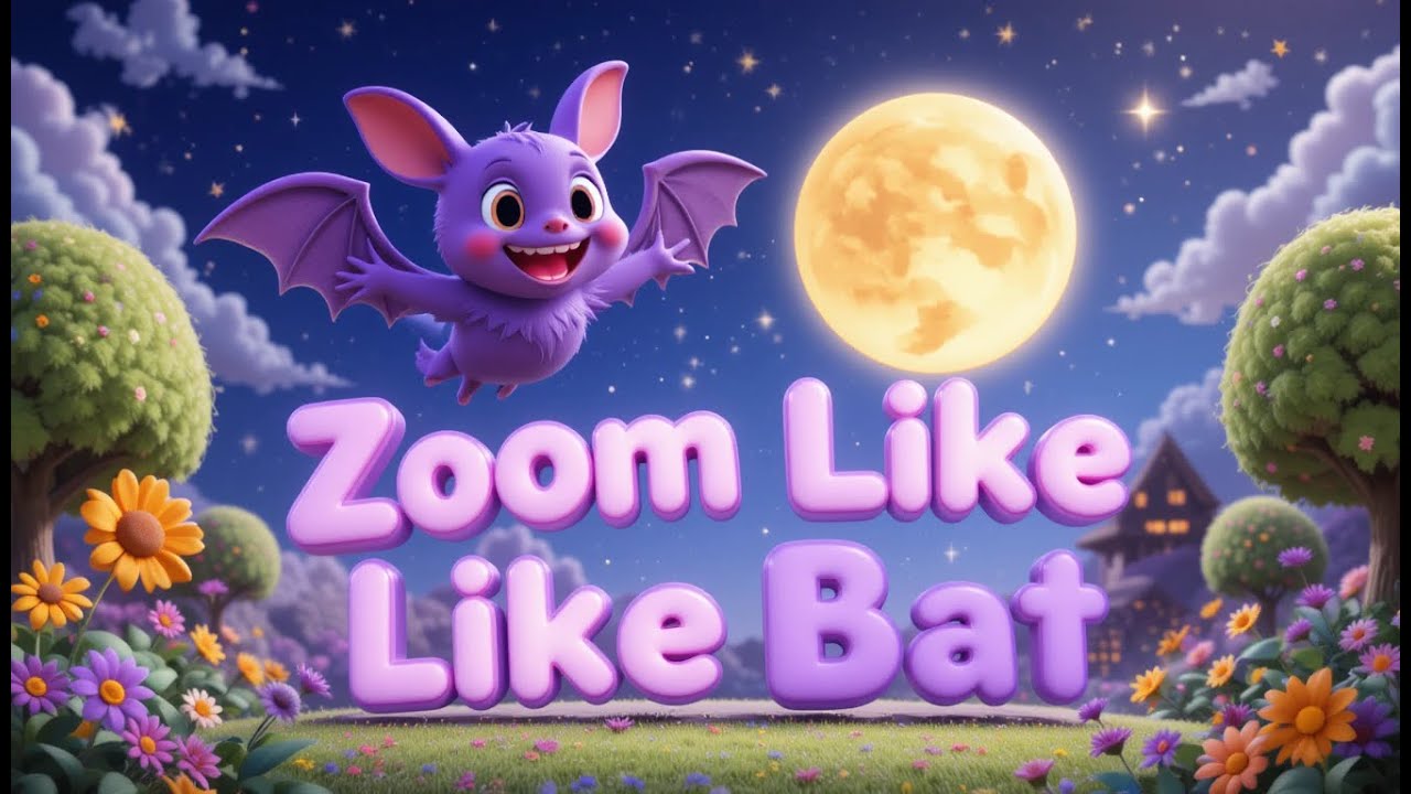 The Midnight Animals Parade | Nighttime Animal Song for Kids | Calm and Magical Learning Adventure