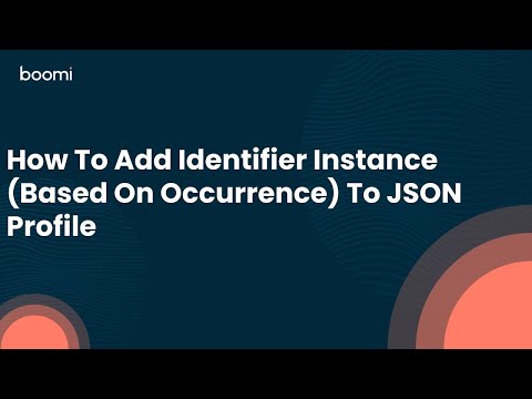 How To Add Identifier Instance (Based On Occurrence) To JSON Profile