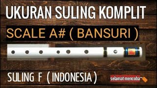Ternyata Suaranya Enak | Tutorial Suling F PVC 3/4 Beserta Ukuran