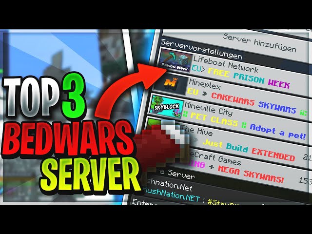 Servidor épico de bed Wars (Minecraft pe 0.15.4) 