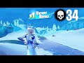 34 Elimination Solo vs Squads Gameplay (Fortnite Chapter 4 Season 2 Full Game Win)